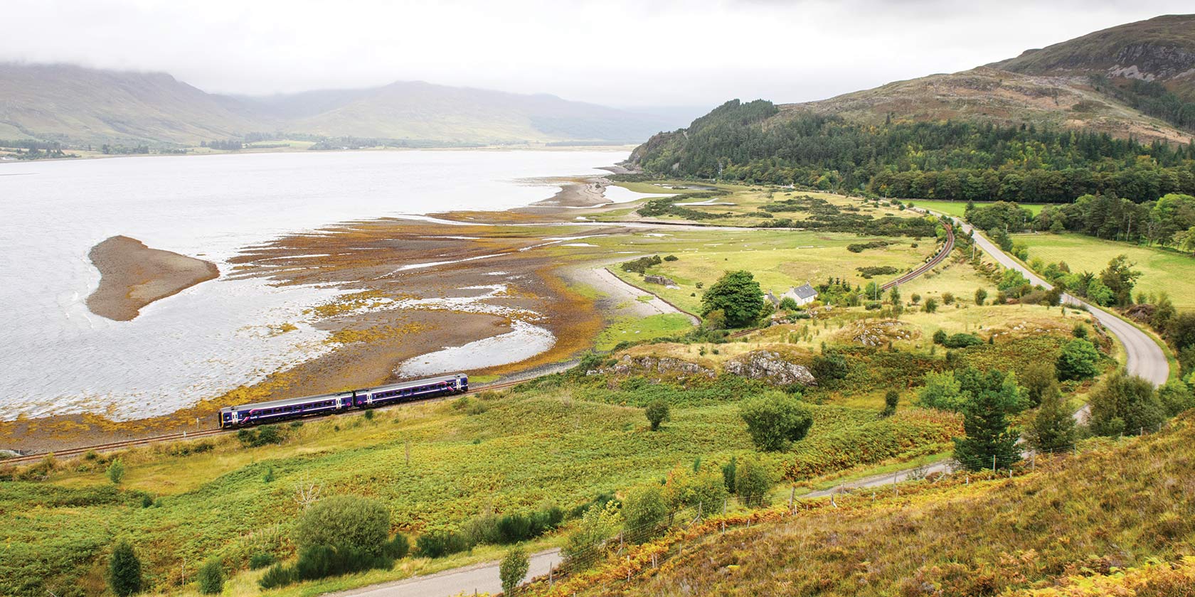 Travelling on the scenic Kyle Line