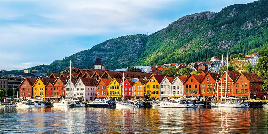 Take a guided tour of Bergen and its famous waterfront